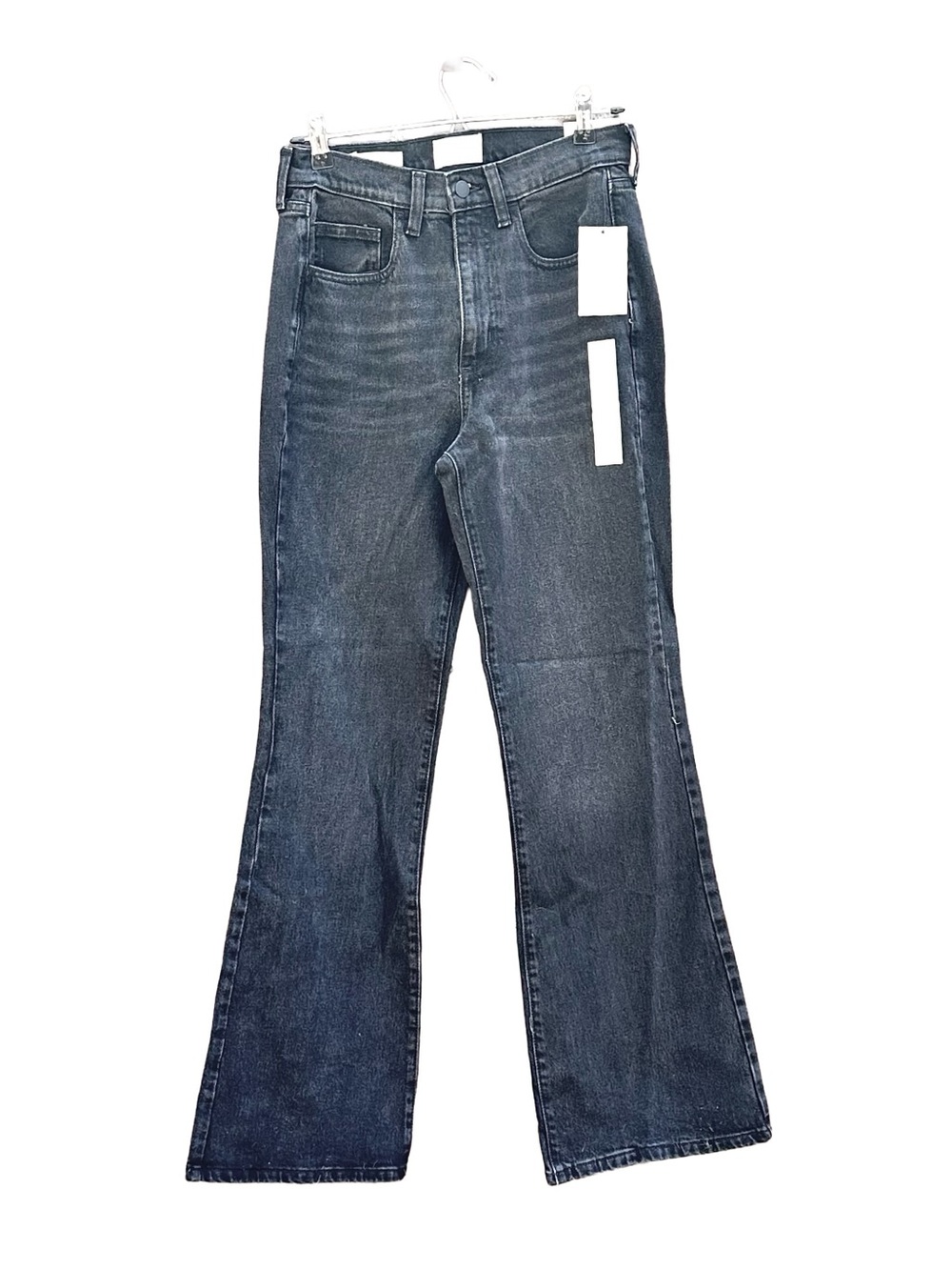 Universal Thread High Rise Flare Comfort Stretch Black Denim Jeans NWT Size 6